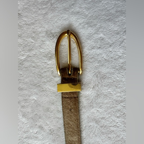 Amanda Smith Leather/Suede/Gold Belt - Picture 1 of 5